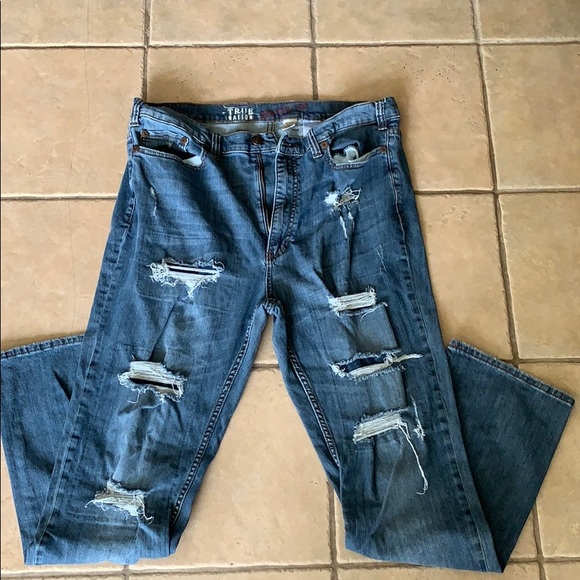 true nation athletic fit jeans